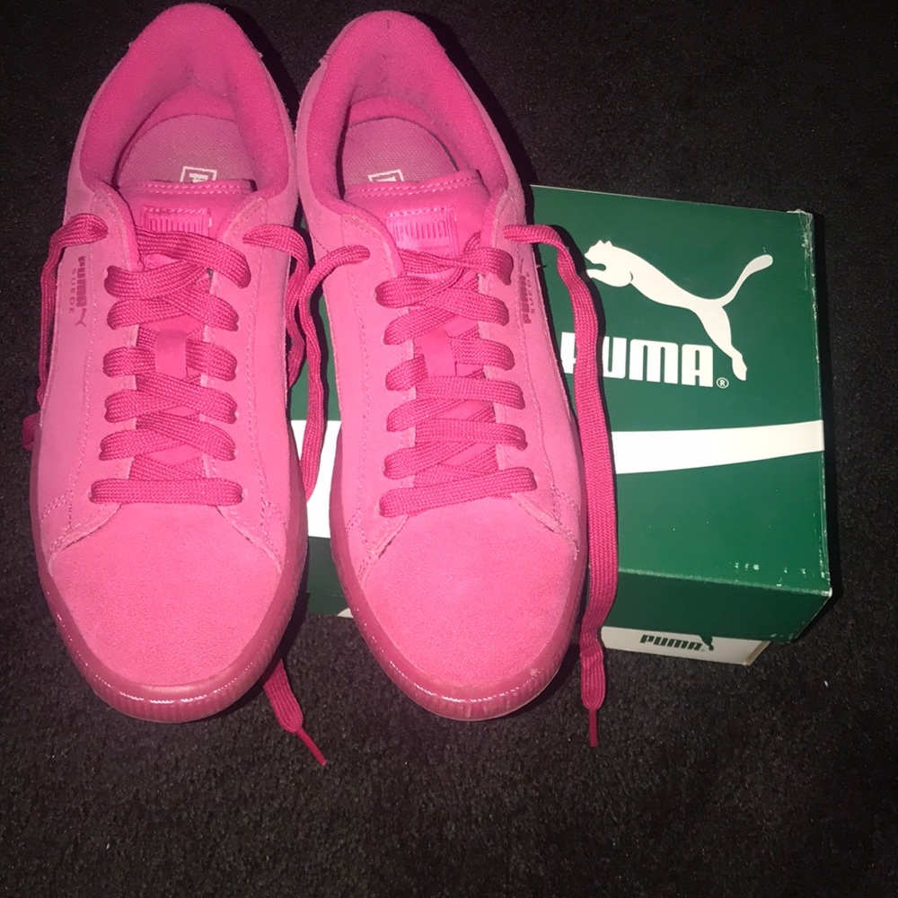 Suede Iced Fluo Jr Puma sneaker